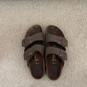 Birkenstock Arizona 2-Strap Mocha Color Sandals